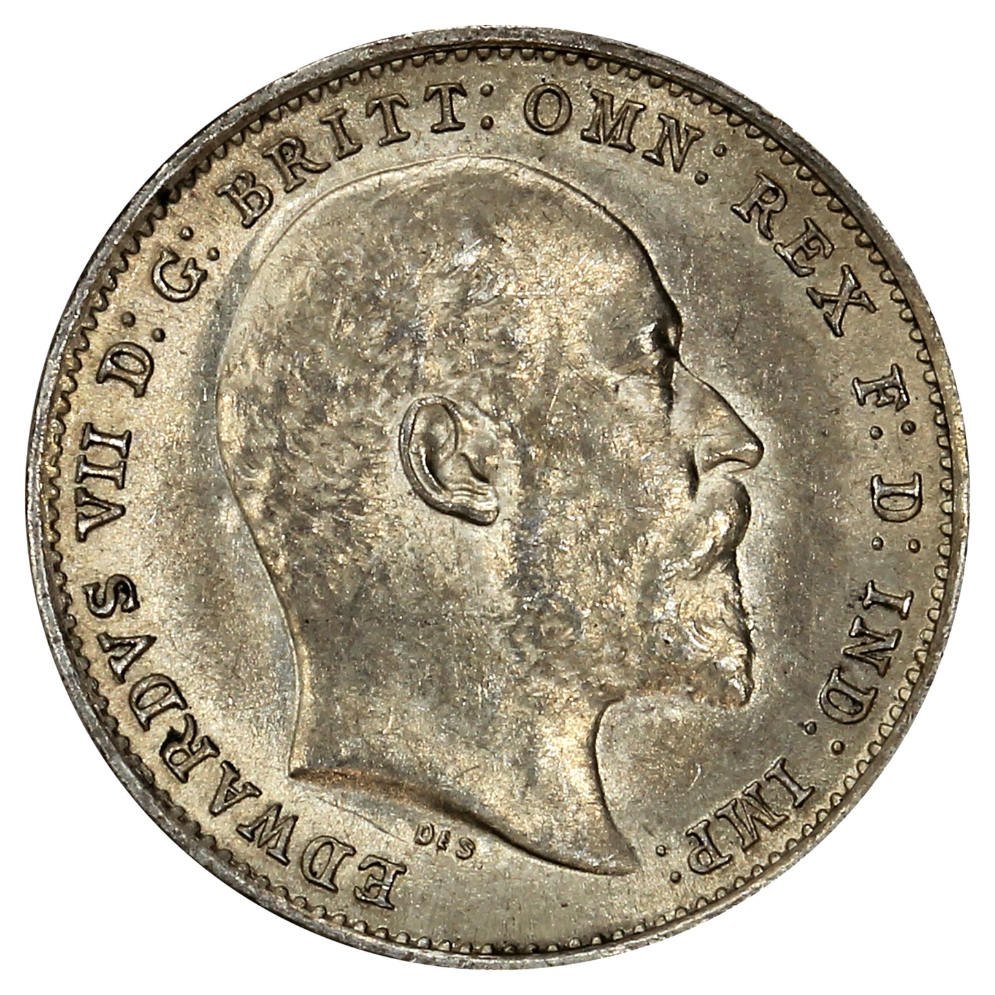 Great Britain 1902 3 Pence Brilliant Uncirculated (MS63)