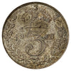 Great Britain 1908 3 Pence Uncirculated (MS60)