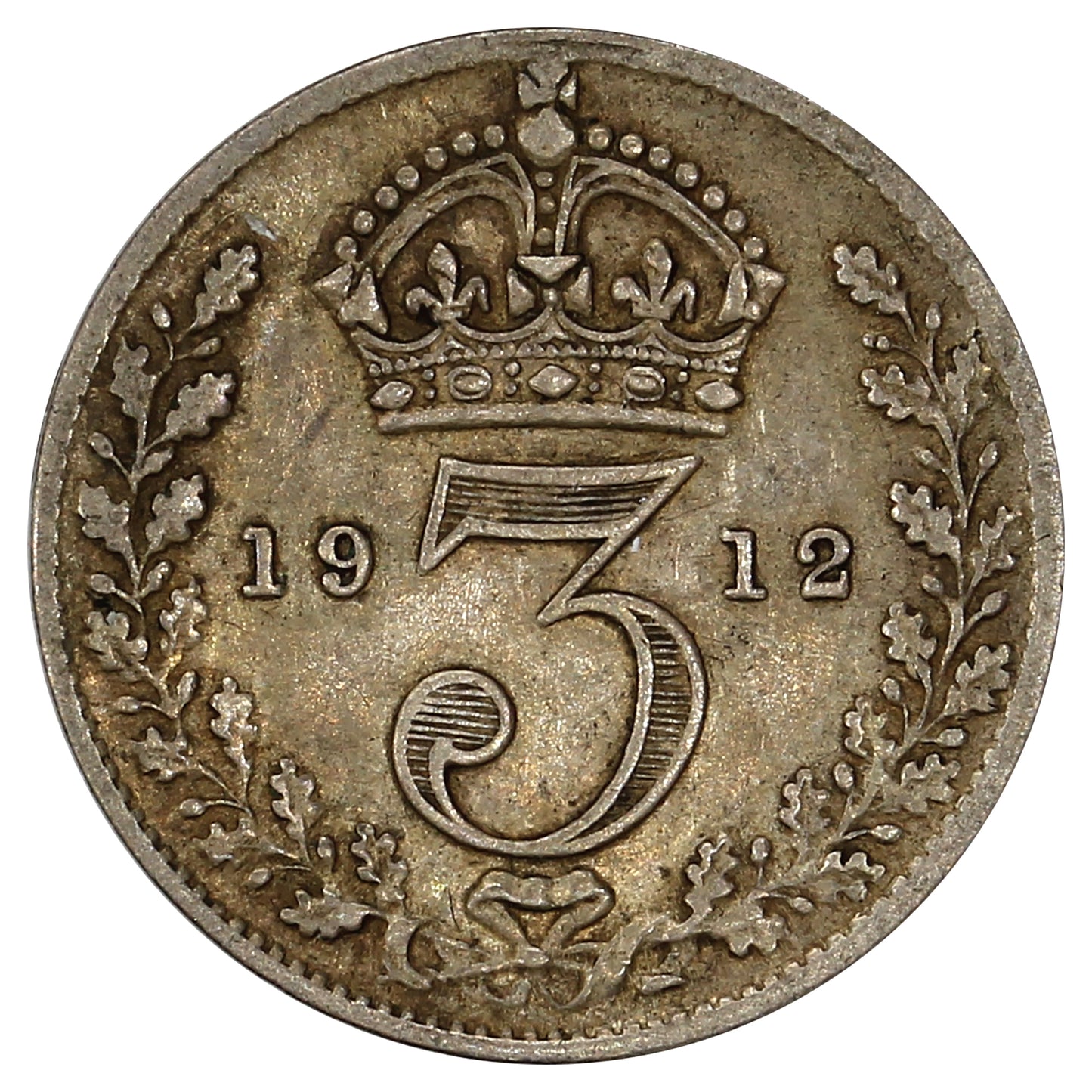 Great Britain 1912 3 Pence Very Fine (VF20)