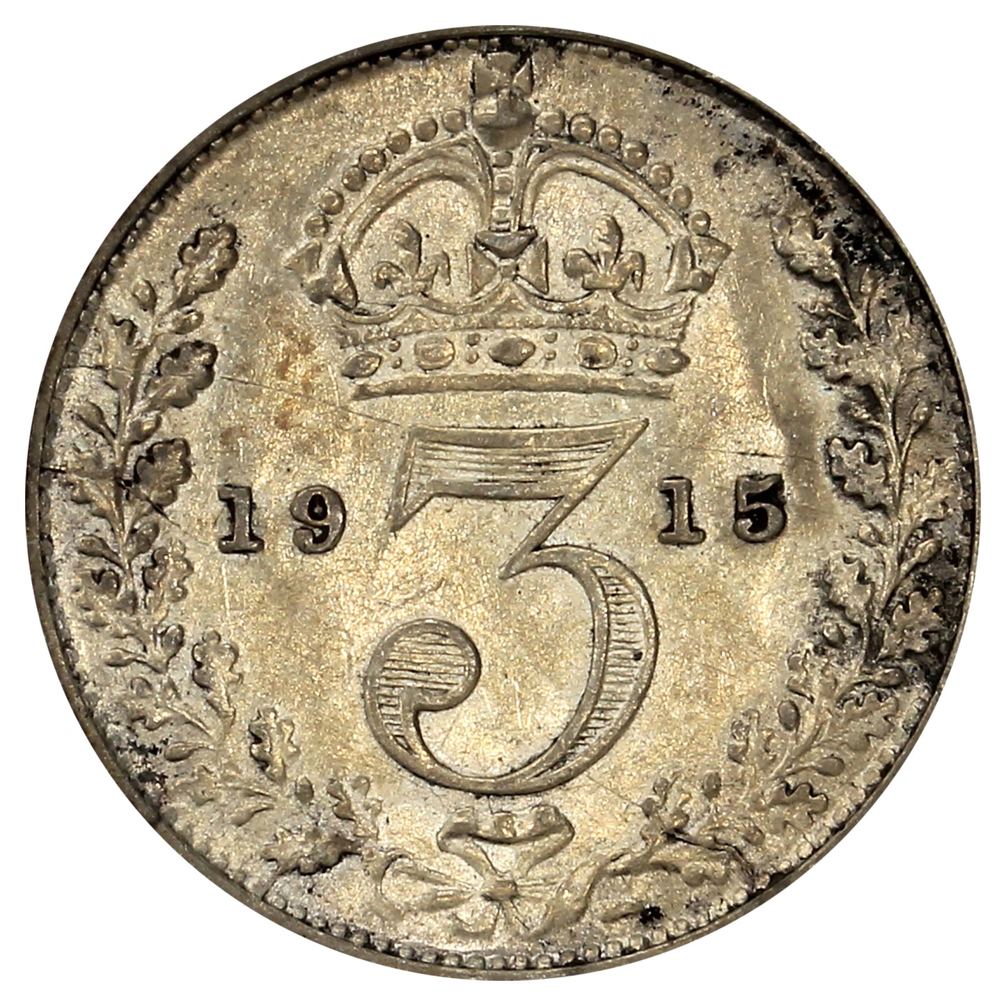 Great Britain 1915 3 Pence VF-EF (VF30)
