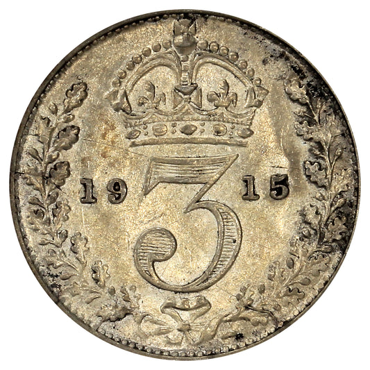 Great Britain 1915 3 Pence VF-EF (VF30)