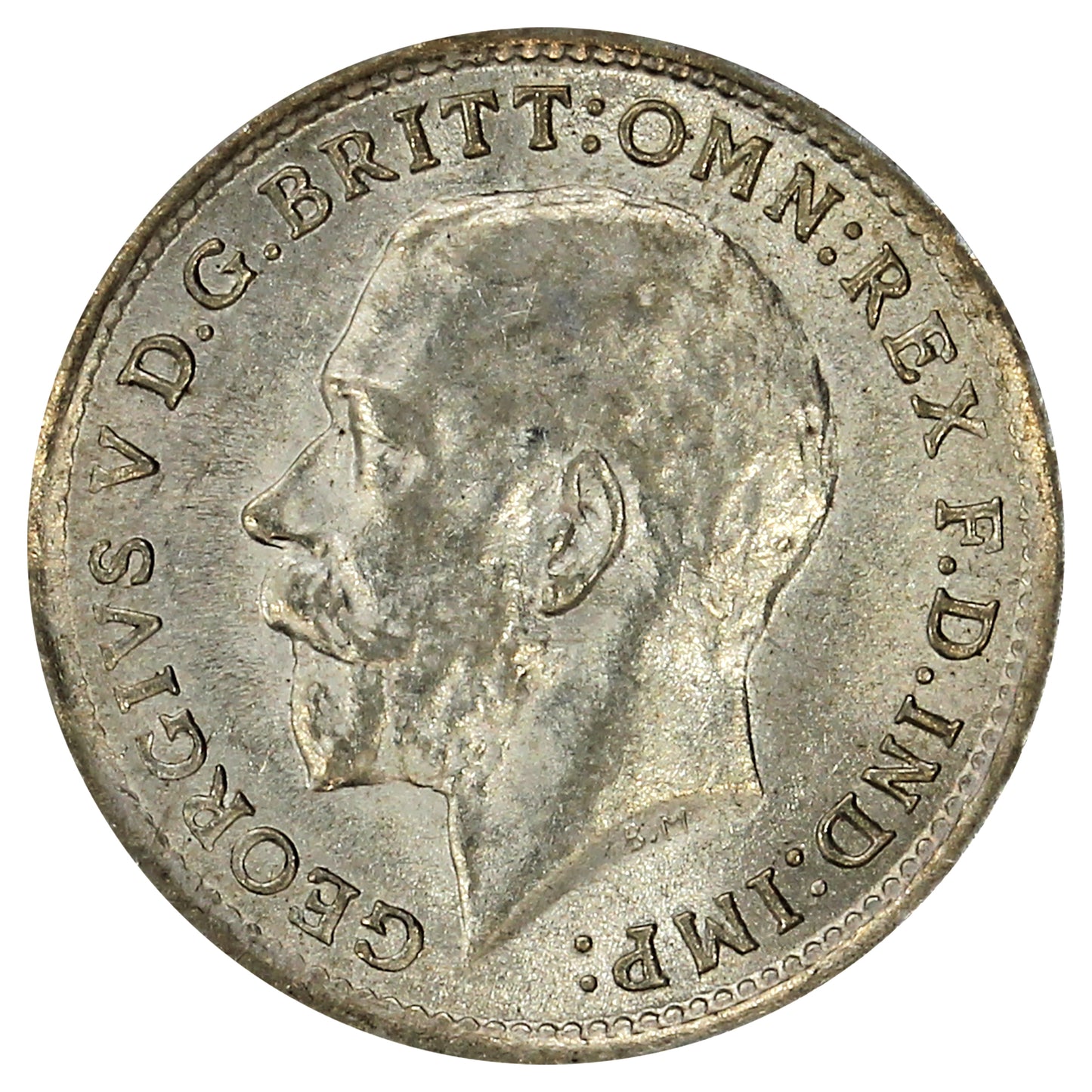 Great Britain 1918 3 Pence Brilliant Uncirculated (MS63)