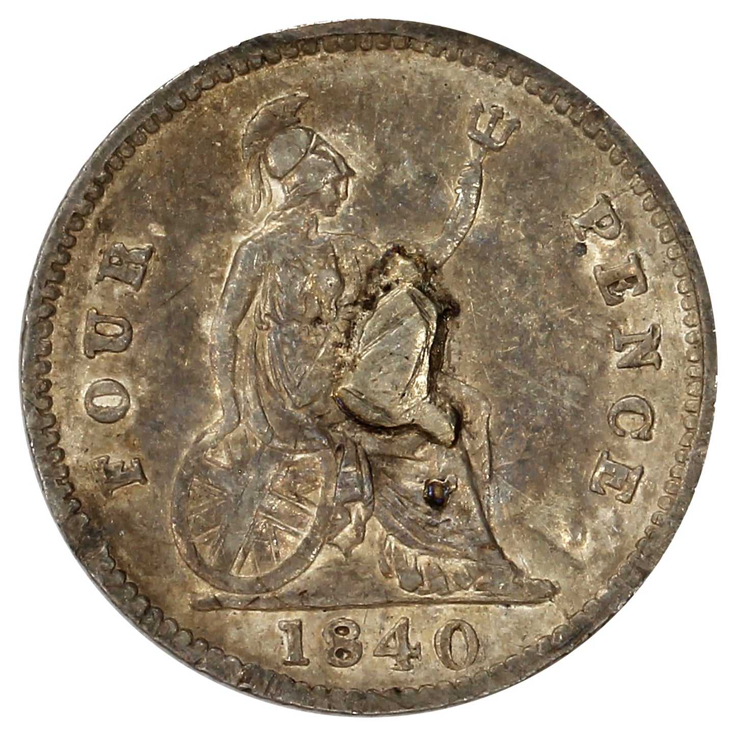 Great Britain 1840 4 Pence Fine (F12)