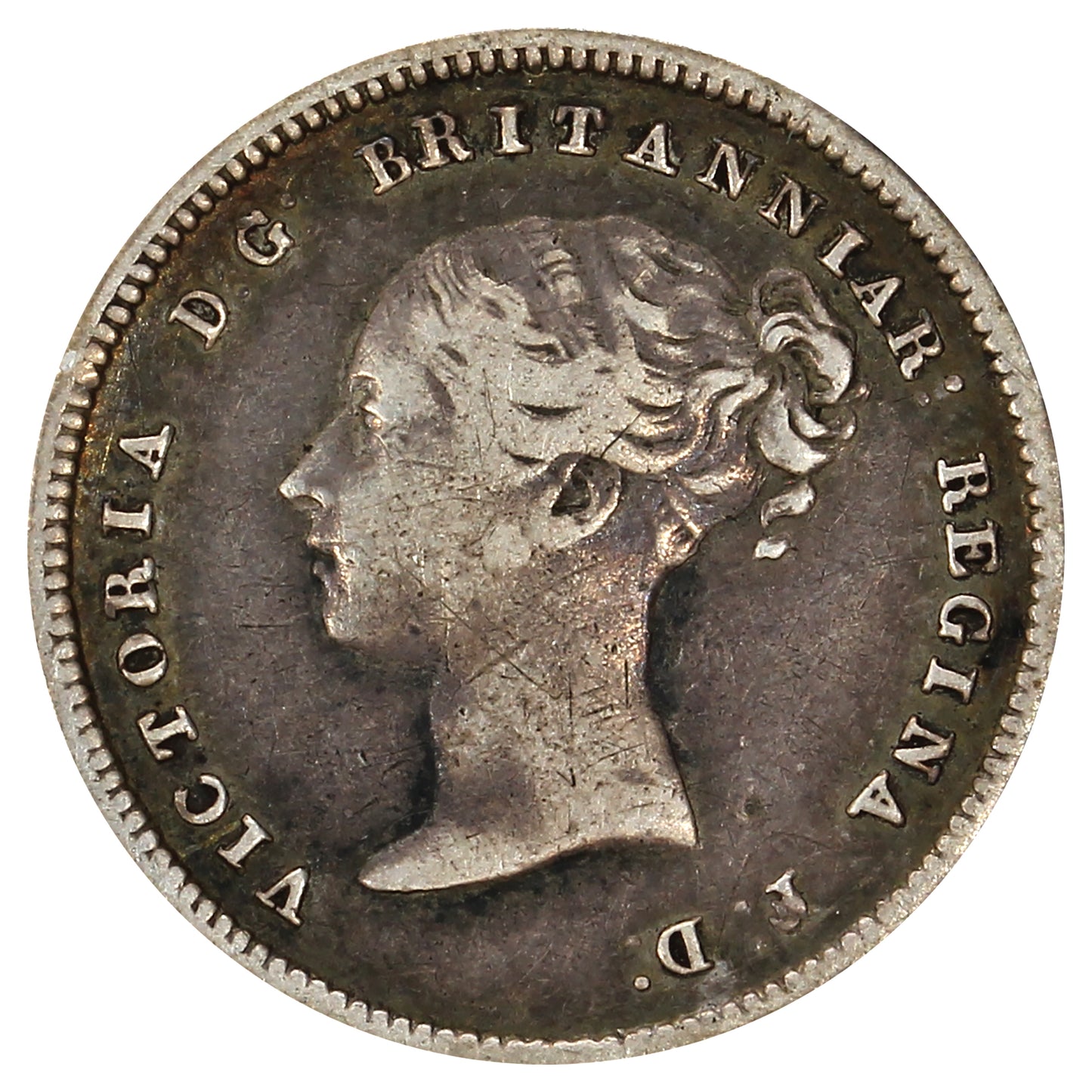 Great Britain 1846 4 Pence Fine (F12)