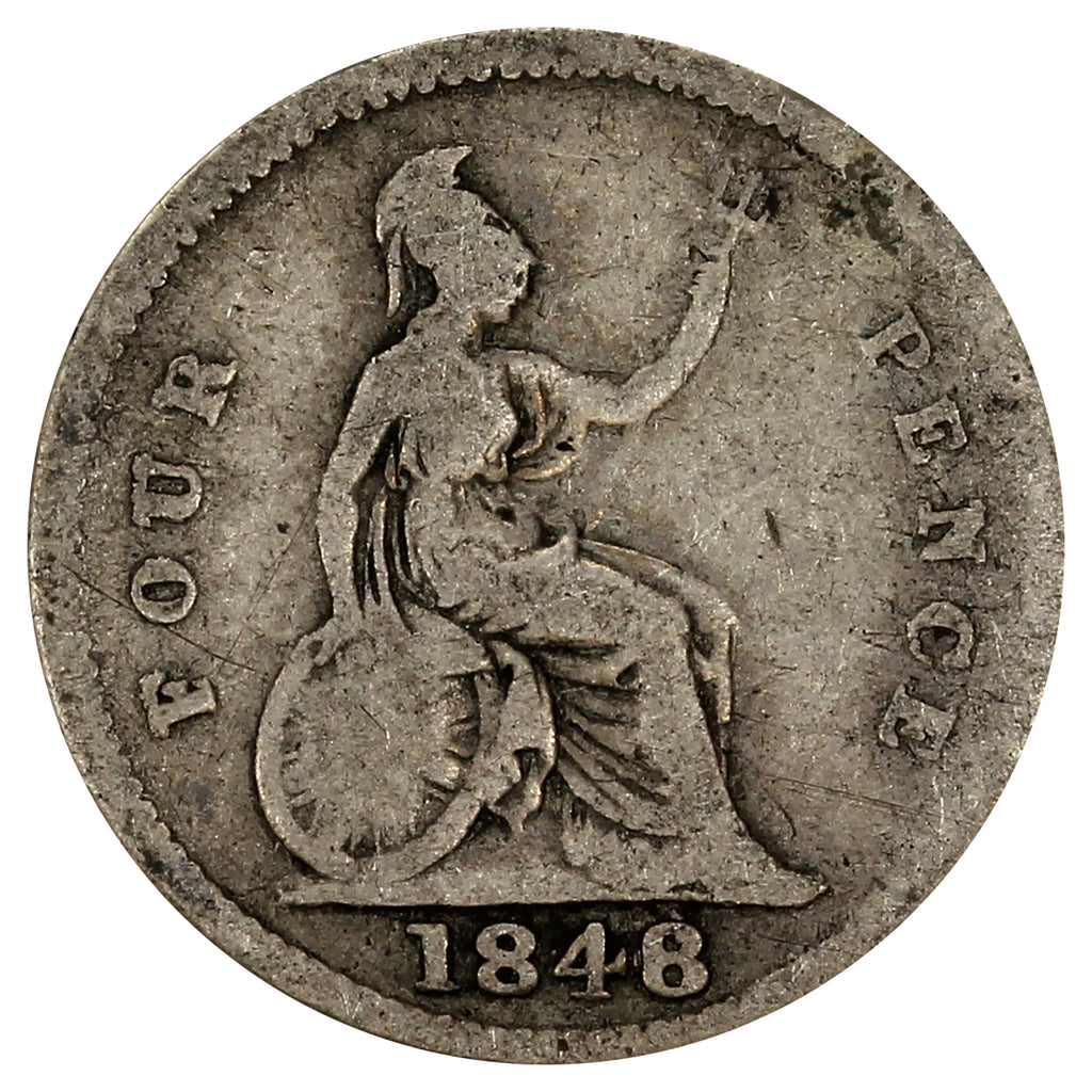 Great Britain 1848 4 Pence Good (G4)