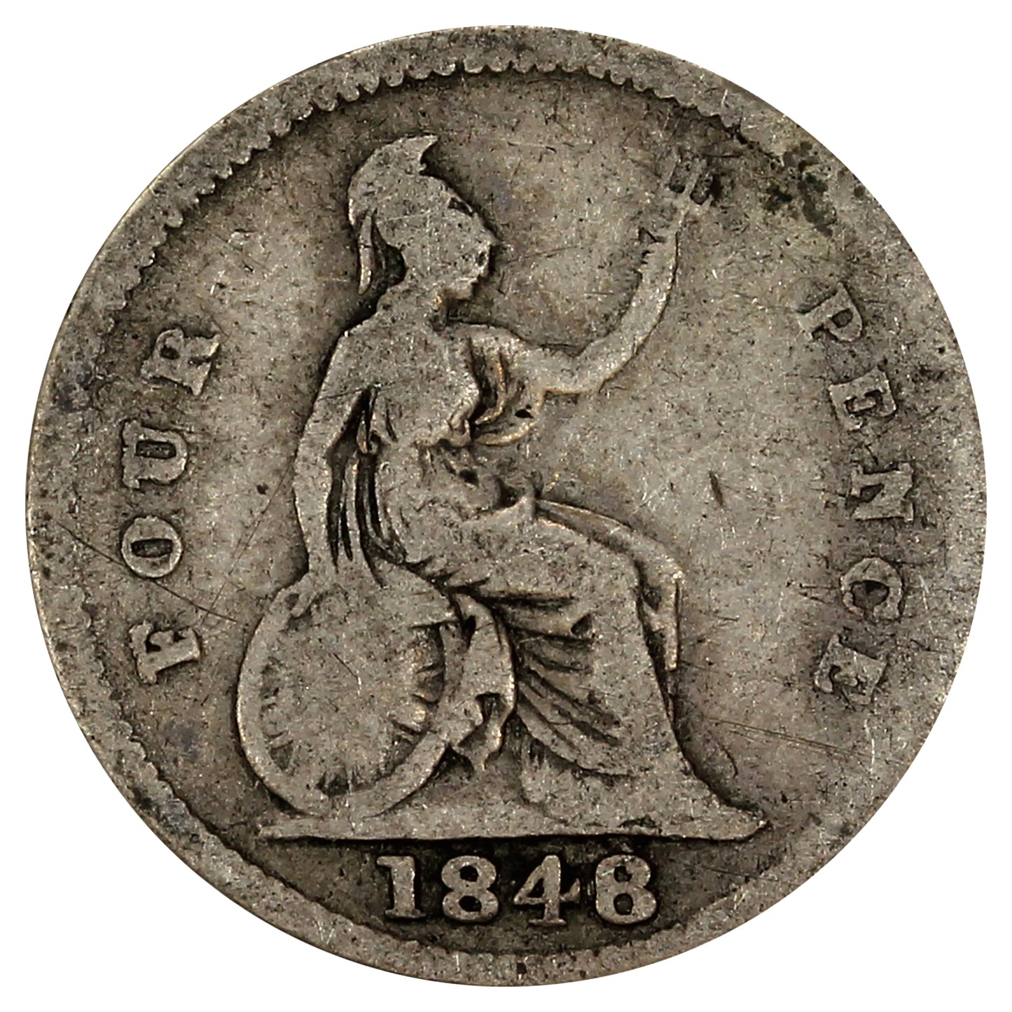 Great Britain 1848 4 Pence Good (G4)