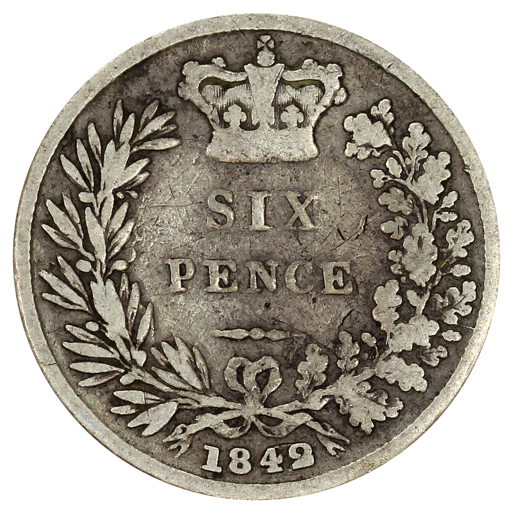 Great Britain 1842 6 Pence G-VG (G6)