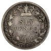 Great Britain 1884 6 Pence Very Good (VG8)