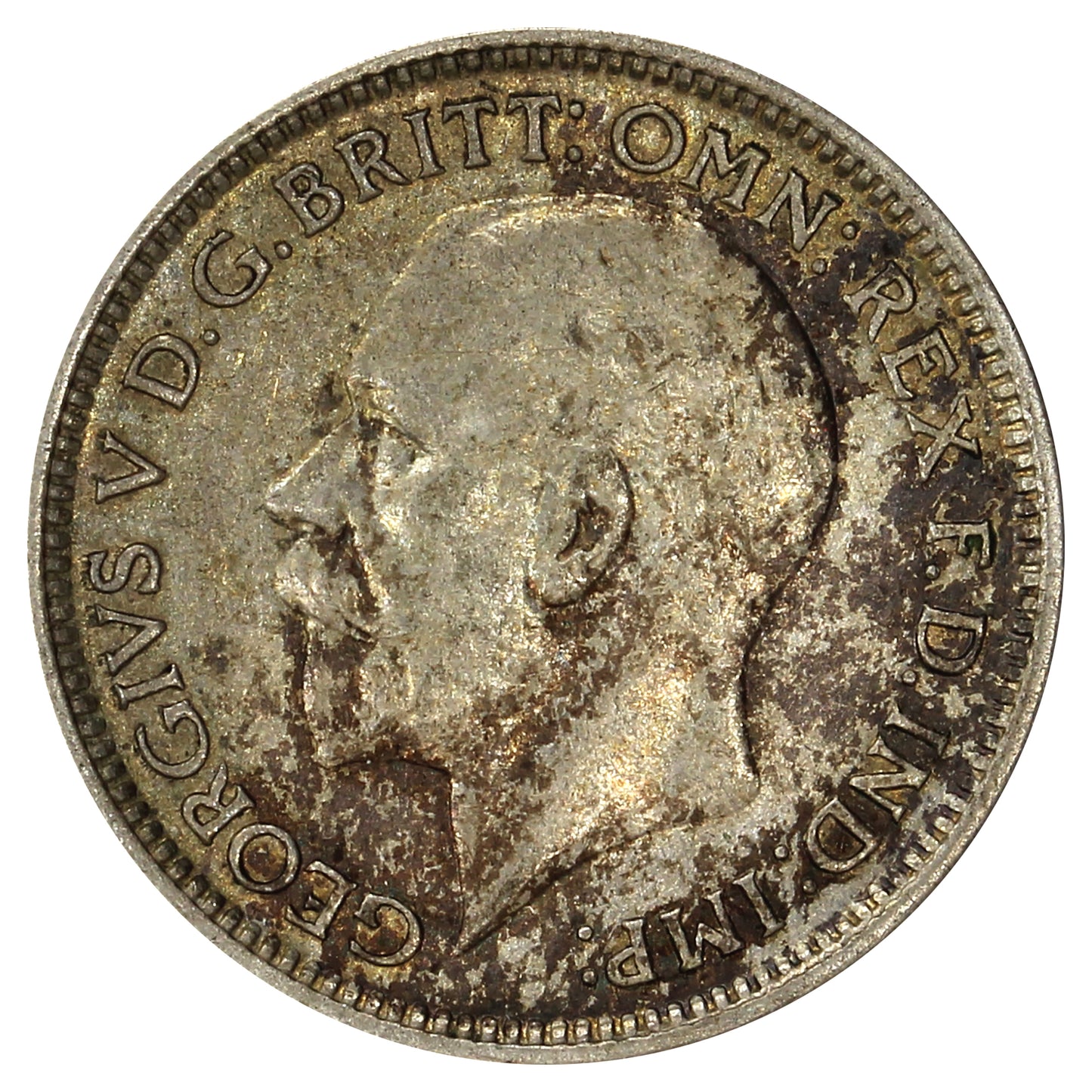 Great Britain 1929 6 Pence Almost Uncirculated (AU50)