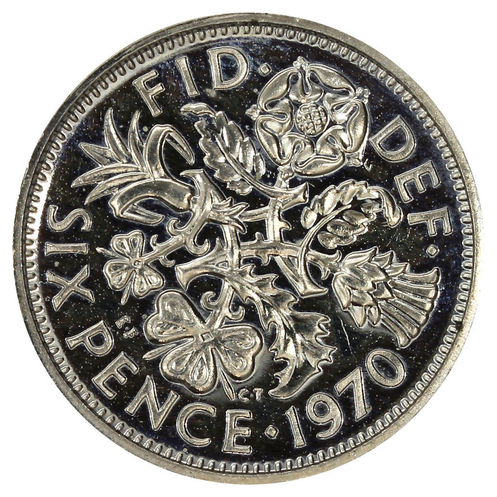 Great Britain 1970 6 Pence Proof