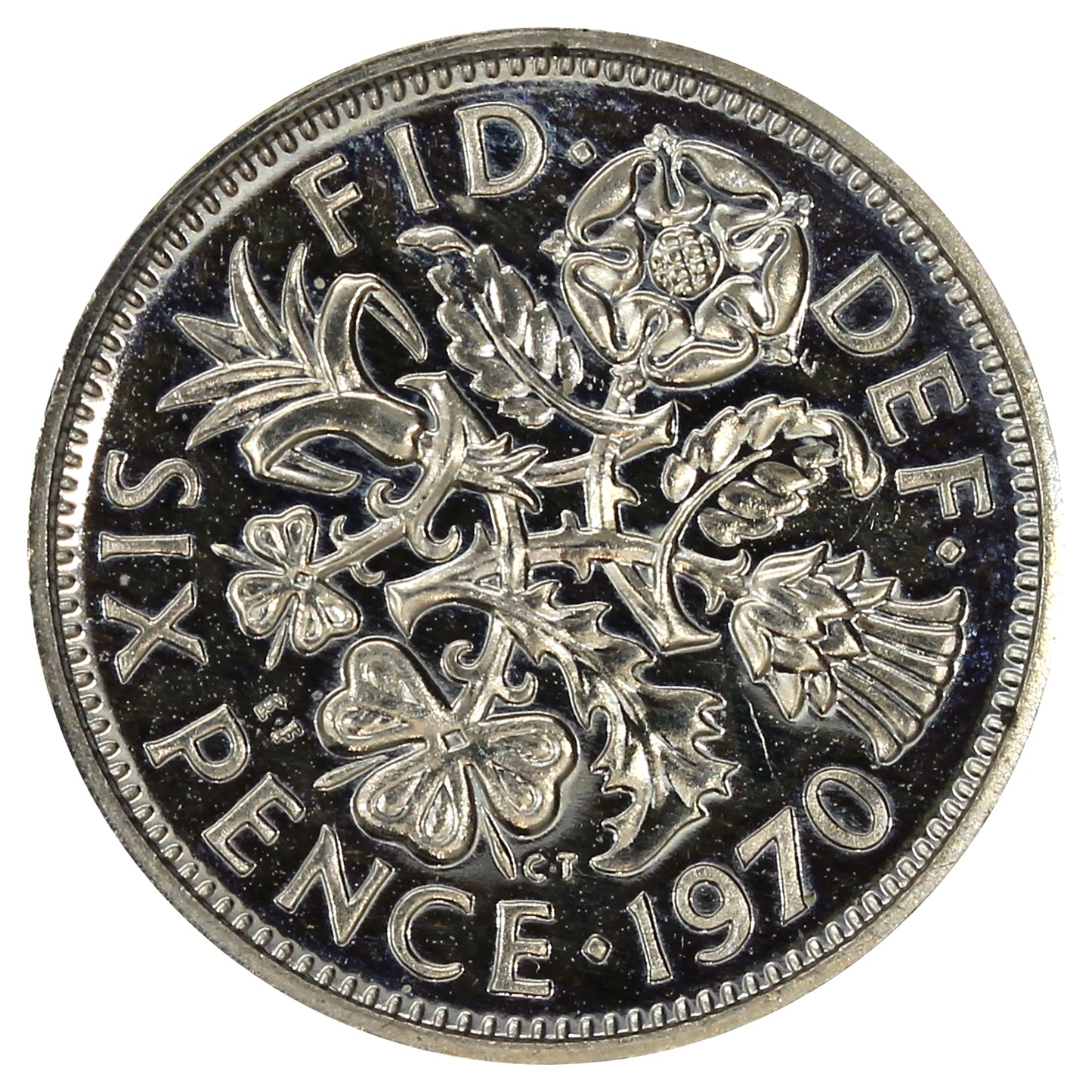 Great Britain 1970 6 Pence Proof