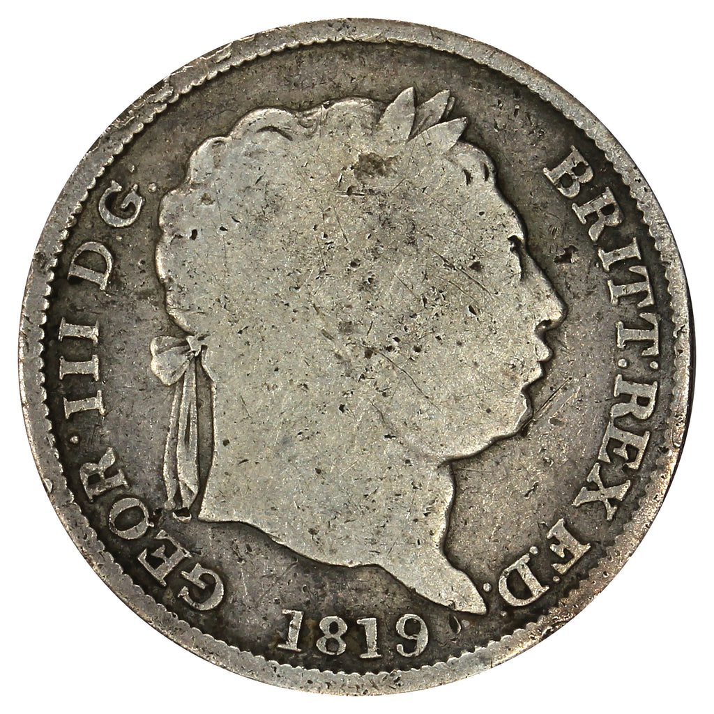 Great Britain 1819 George III Shilling Good (G4)