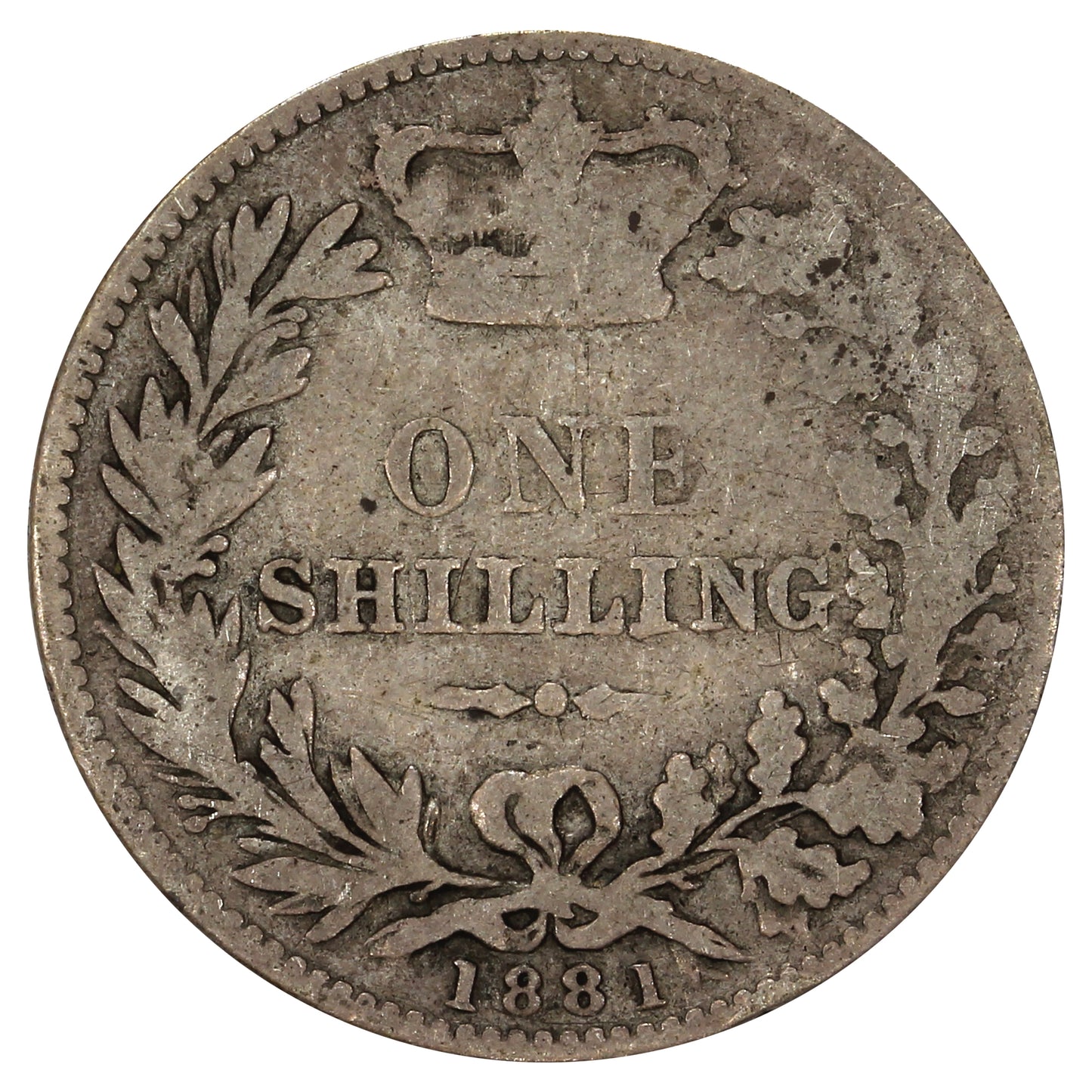 Great Britain 1881 Shilling Very Good (VG8)
