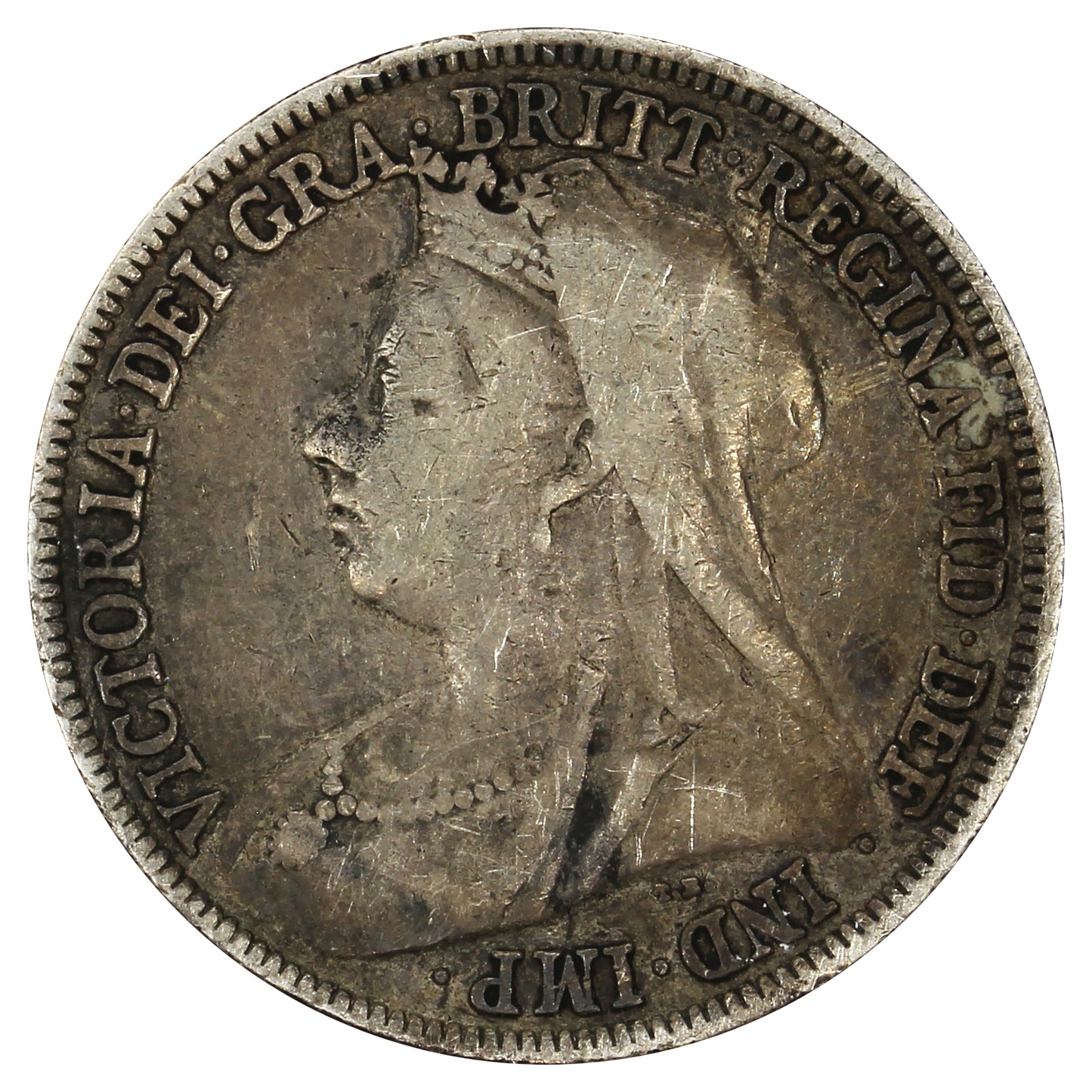 Great Britain 1895 Shilling Fine (F12)