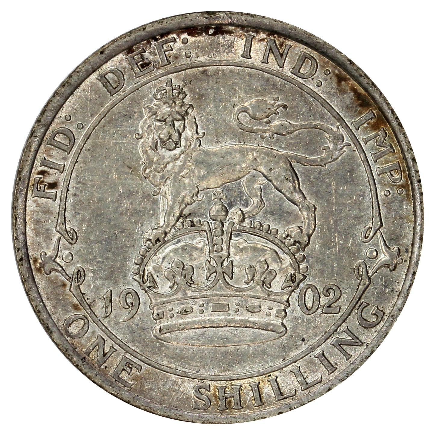 Great Britain 1902 Shilling Extra Fine (EF40)