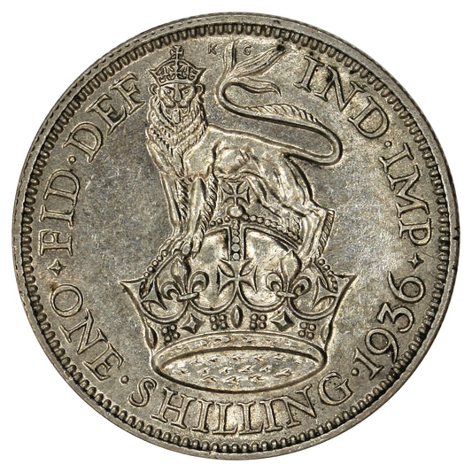 Great Britain 1936 Shilling AU-UNC (AU55)
