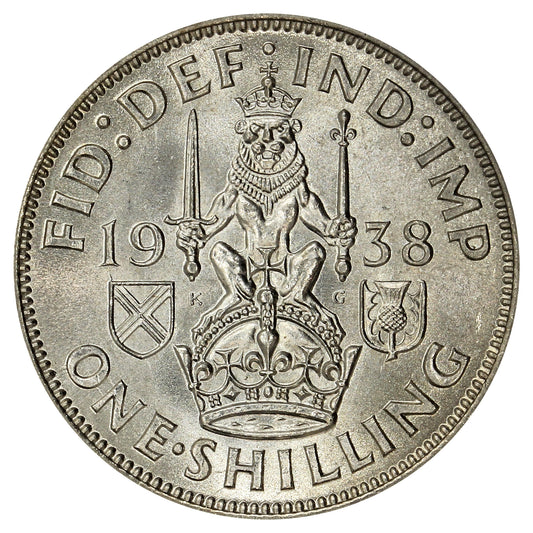 Great Britain 1938 Shilling Brilliant Uncirculated (MS63)