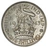 Great Britain 1943 Shilling Brilliant Uncirculated (MS63)