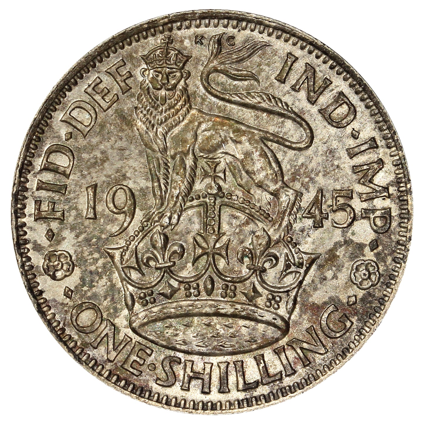 Great Britain 1945 Shilling Uncirculated (MS60)