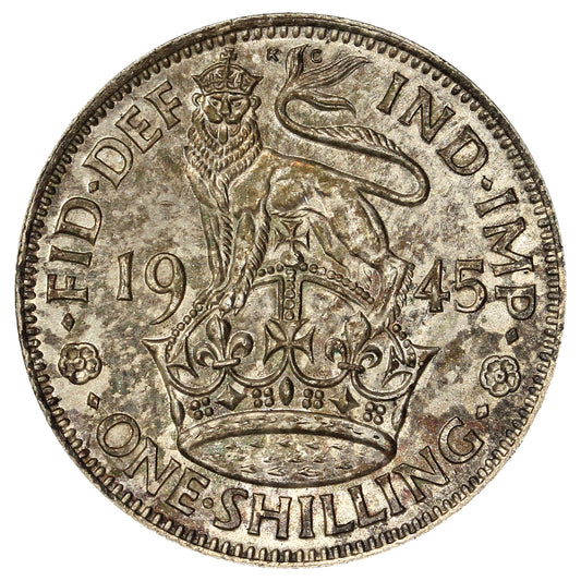 Great Britain 1945 Shilling Uncirculated (MS60)