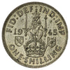 Great Britain 1945 Shilling Almost Uncirculated (AU50)