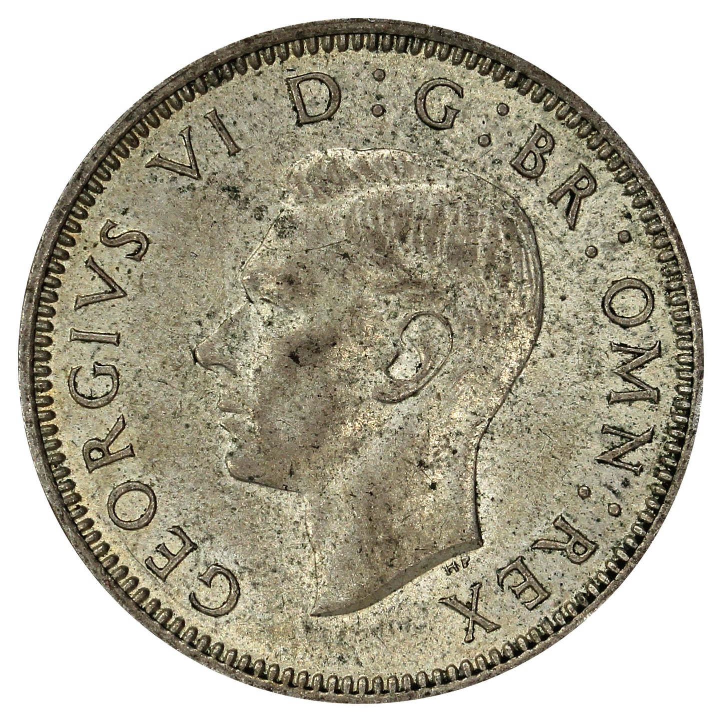 Great Britain 1945 Shilling Almost Uncirculated (AU50)