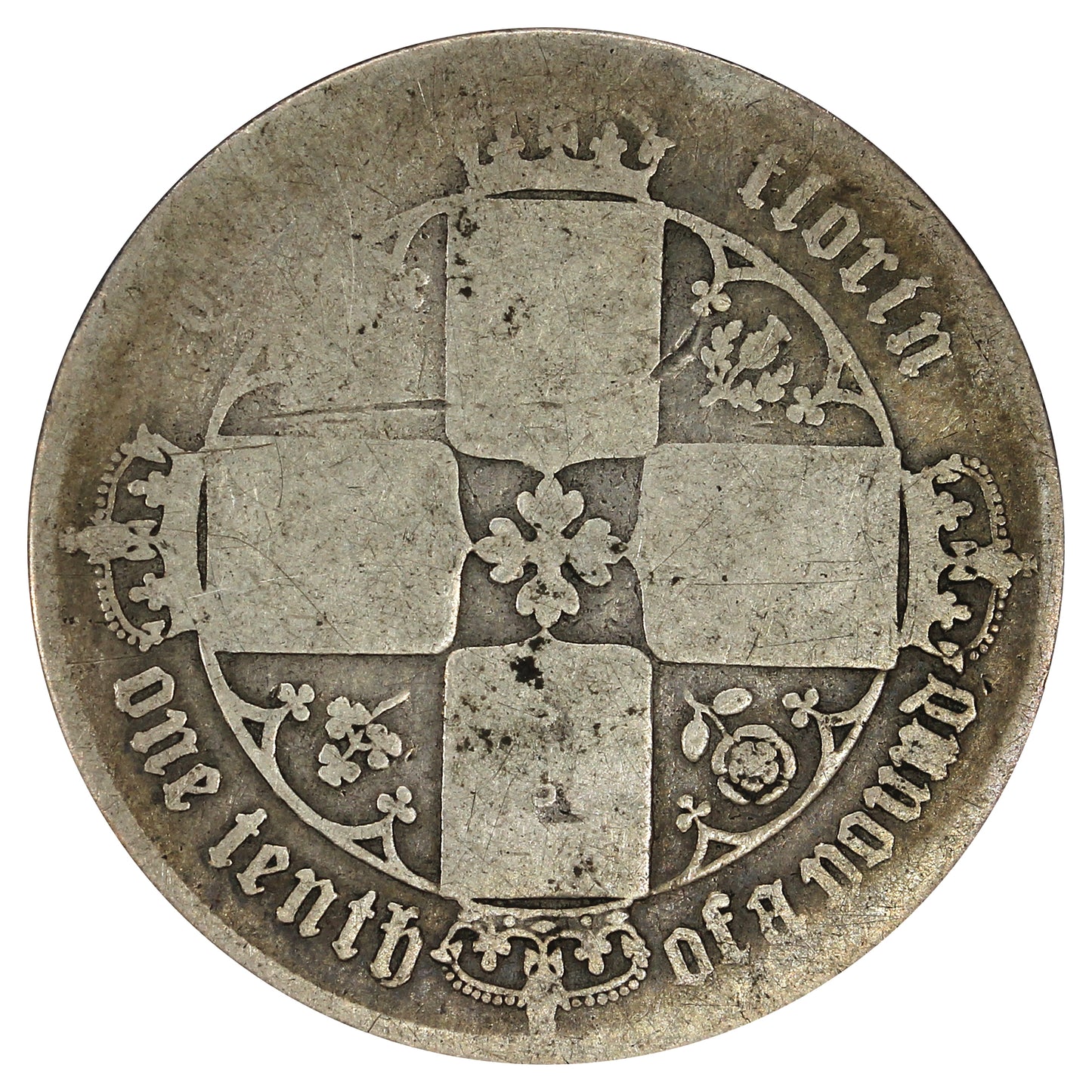 Great Britain 1859 Florin About Good (AG3)
