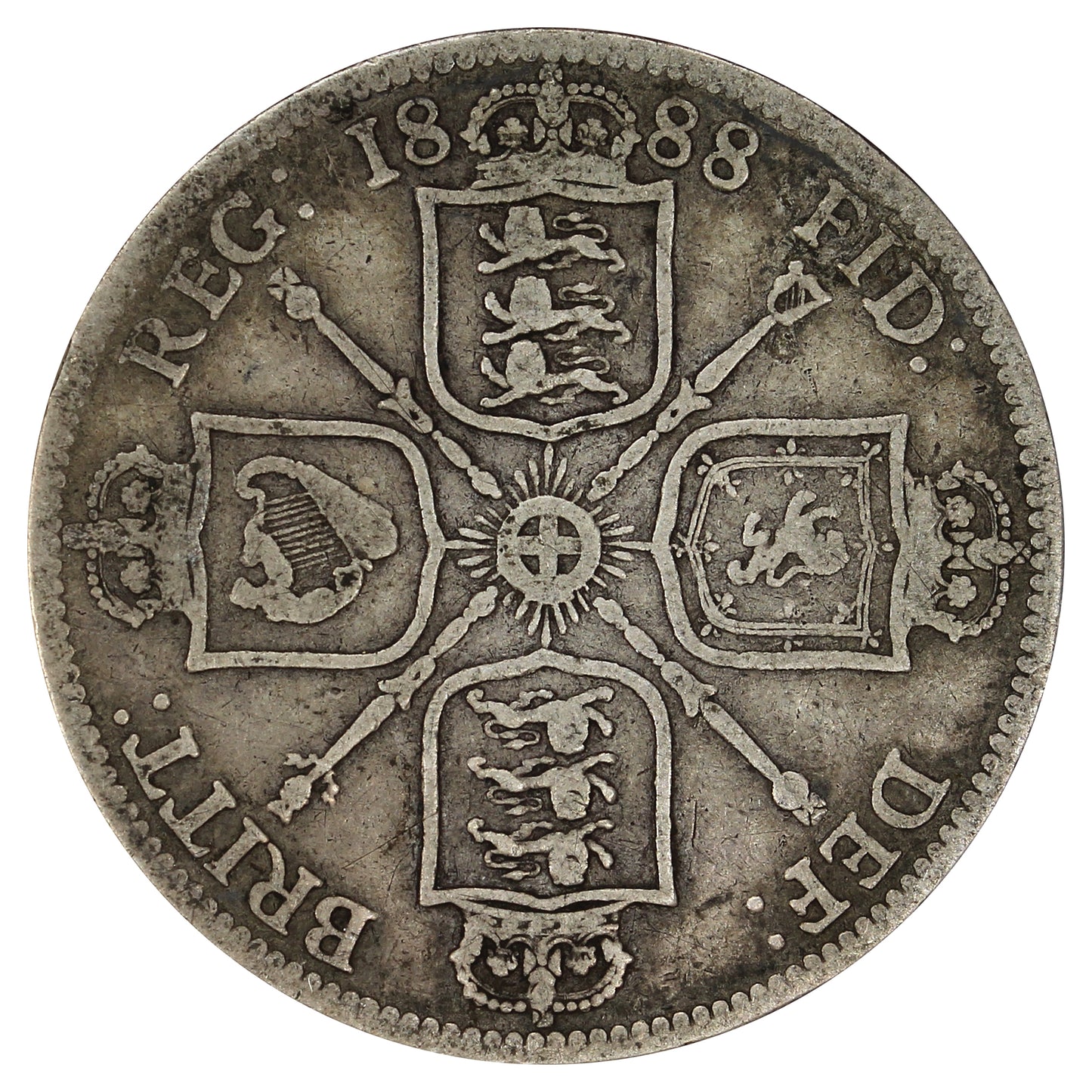 Great Britain 1888 Florin Very Good (VG8)