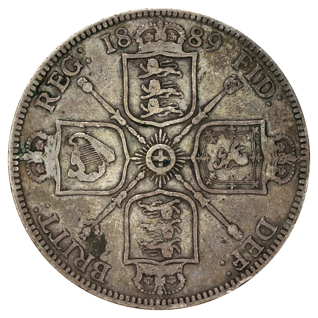Great Britain 1889 Florin F-VF (F15)