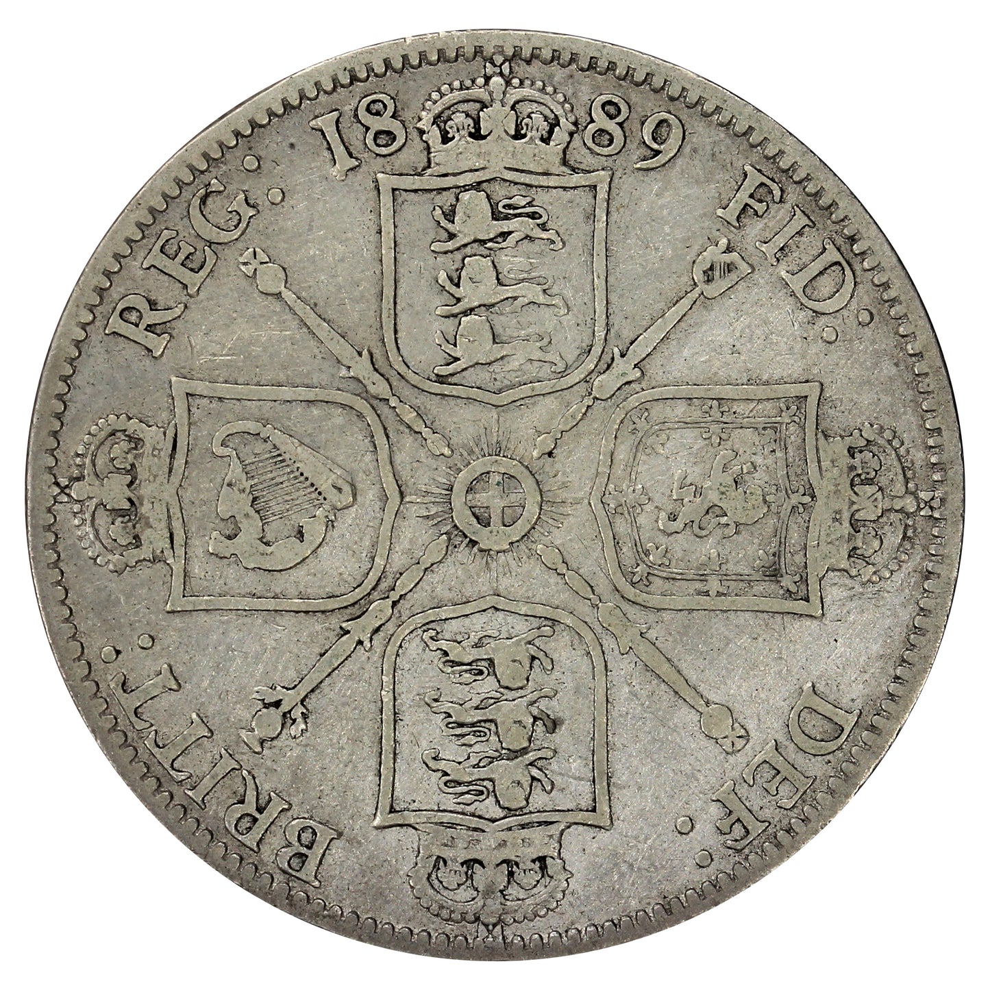 Great Britain 1889 Florin Very Good (VG8)