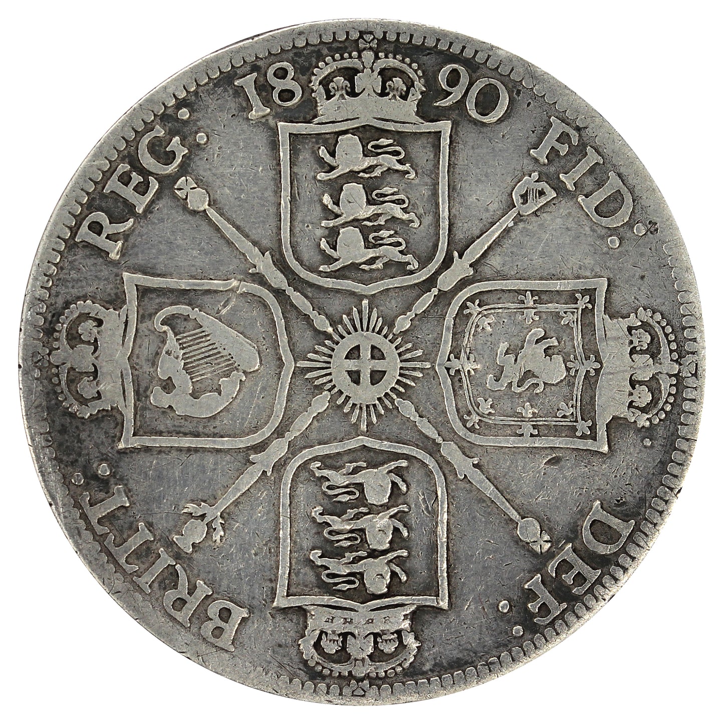Great Britain 1890 Florin Fine (F12)