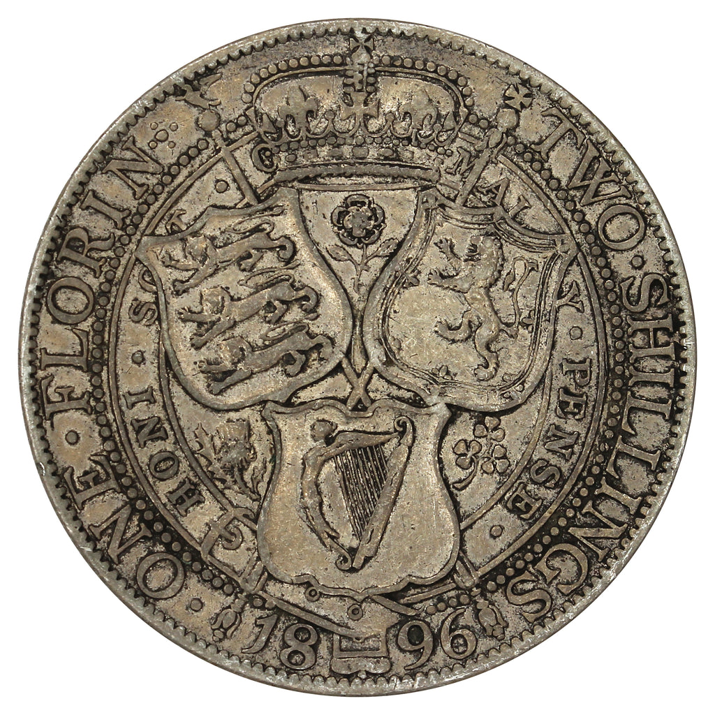 Great Britain 1896 Florin Very Fine (VF20)
