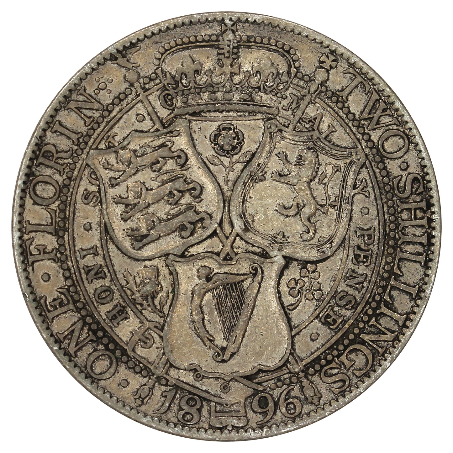 Great Britain 1896 Florin Very Fine (VF20)