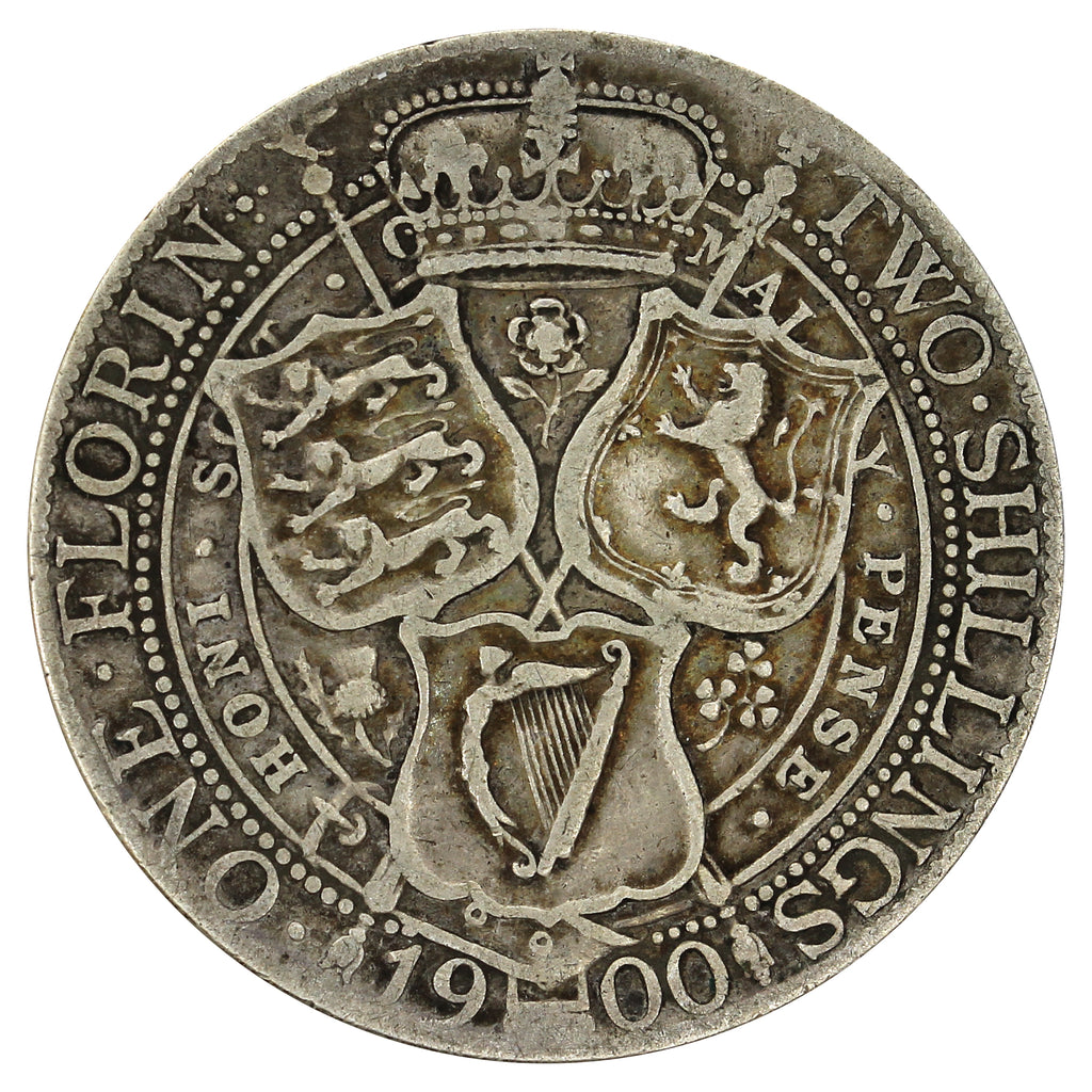 Great Britain 1900 Florin Very Good (VG8)