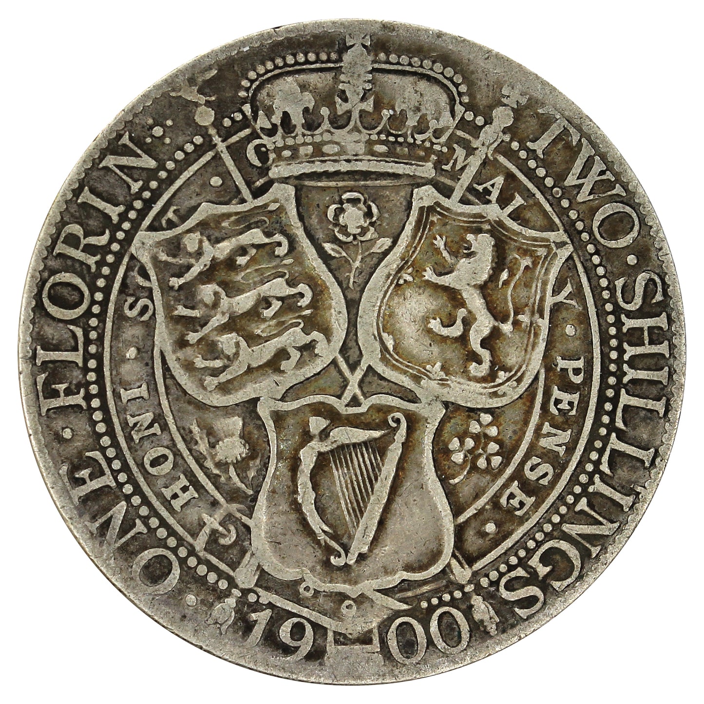 Great Britain 1900 Florin Very Good (VG8)