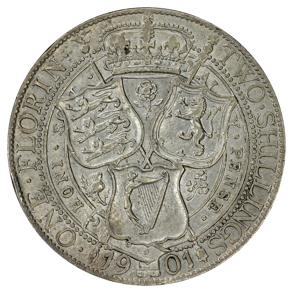 Great Britain 1901 Florin Very Fine (VF20)