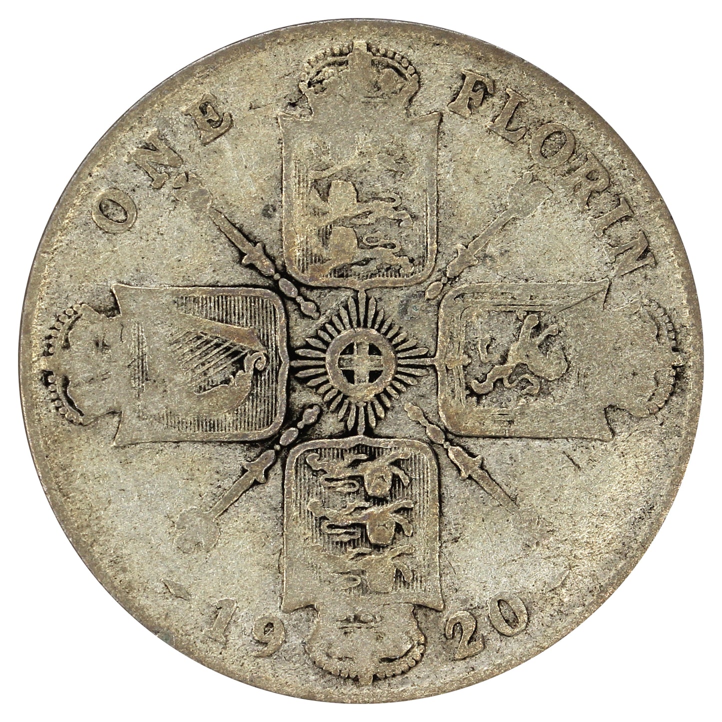 Great Britain 1920 Florin Very Good (VG8)