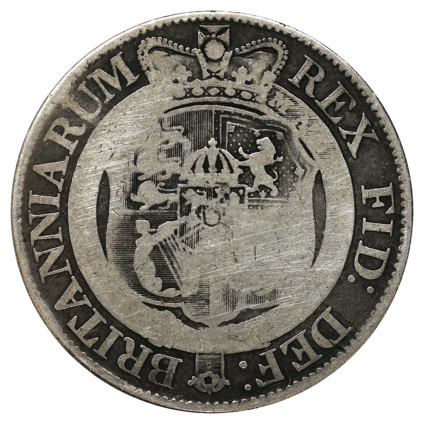 Great Britain 1820 George III 1/2 Crown Good (G4) $