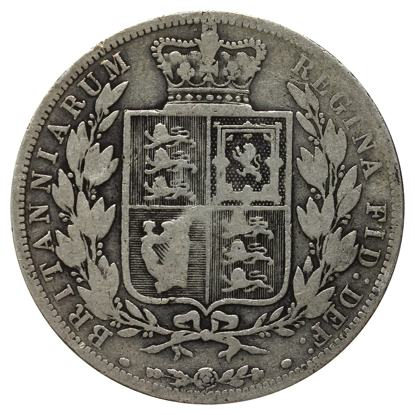 Great Britain 1883 1/2 Crown About Good (AG3)