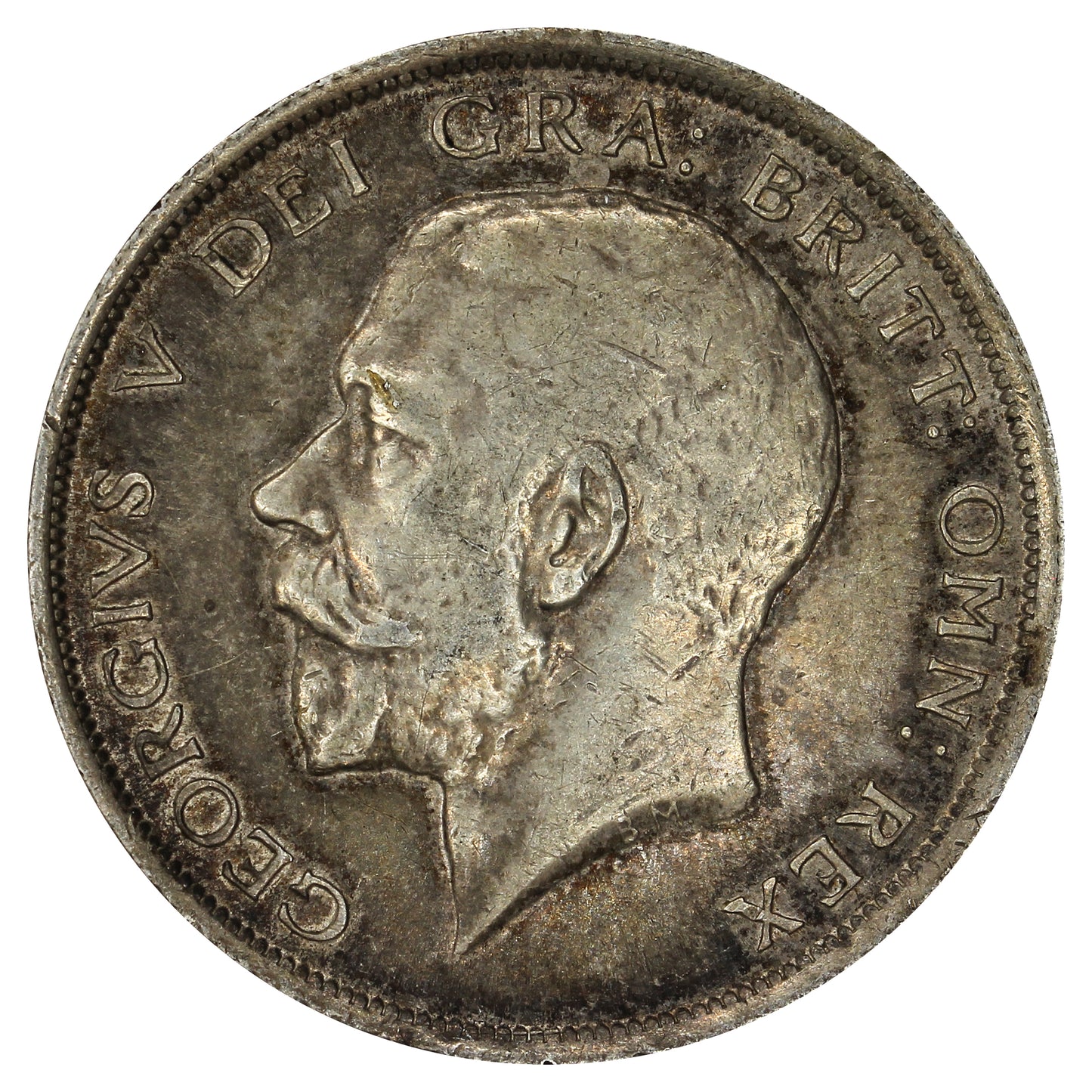 Great Britain 1916 1/2 Crown Extra Fine (EF40)