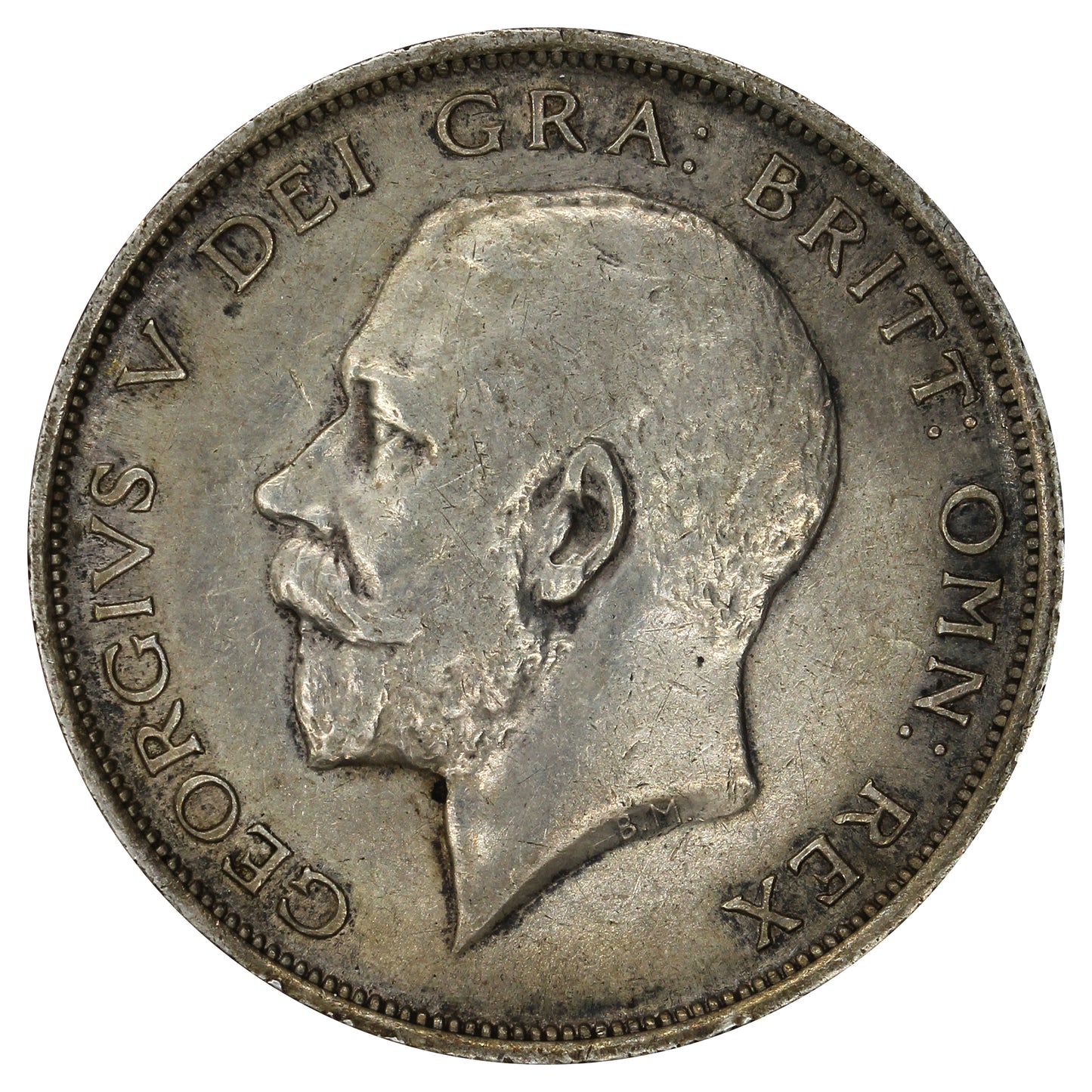 Great Britain 1917 1/2 Crown Extra Fine (EF40)