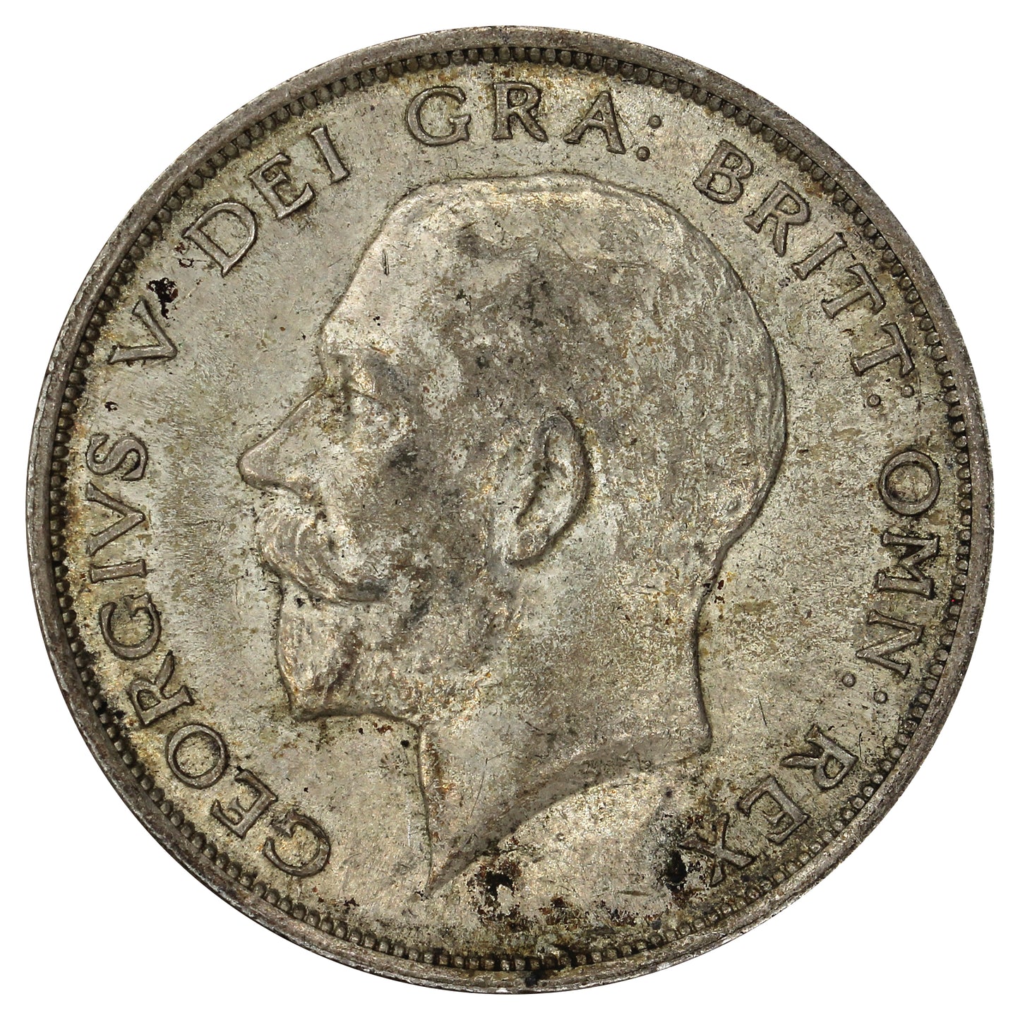 Great Britain 1918 1/2 Crown EF-AU (EF45)