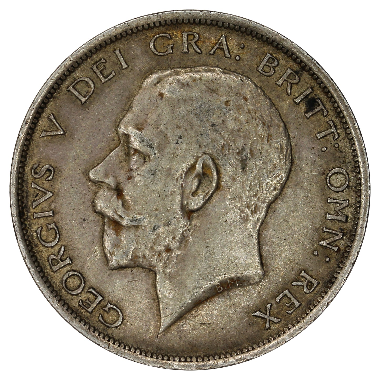 Great Britain 1918 1/2 Crown VF-EF (VF30)