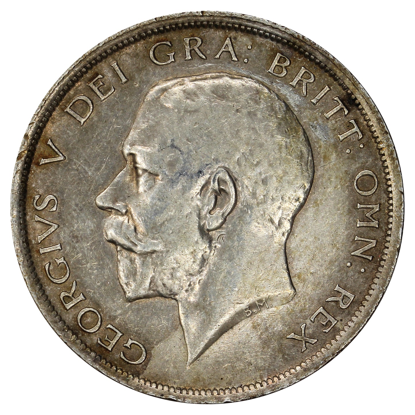 Great Britain 1919 1/2 Crown Extra Fine (EF40)