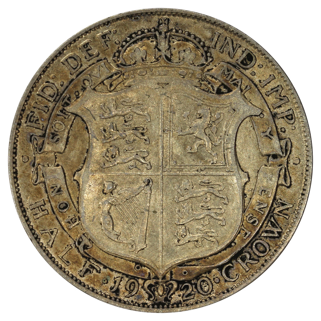 Great Britain 1920 1/2 Crown Very Fine (VF20)