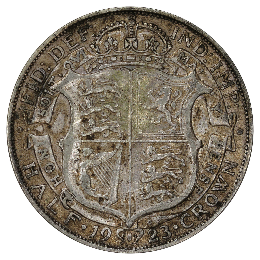 Great Britain 1923 1/2 Crown Very Fine (VF20)