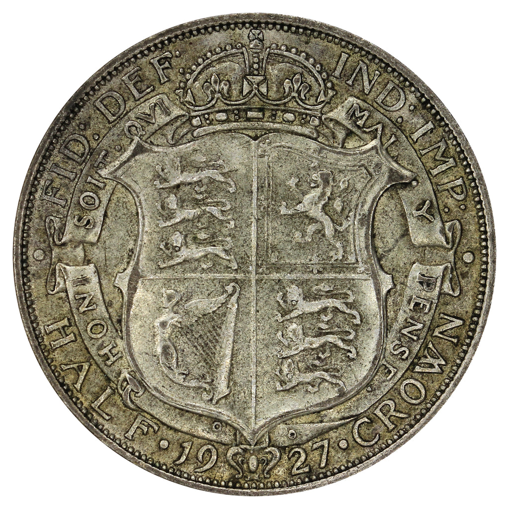 Great Britain 1927 1/2 Crown Very Fine (VF20)