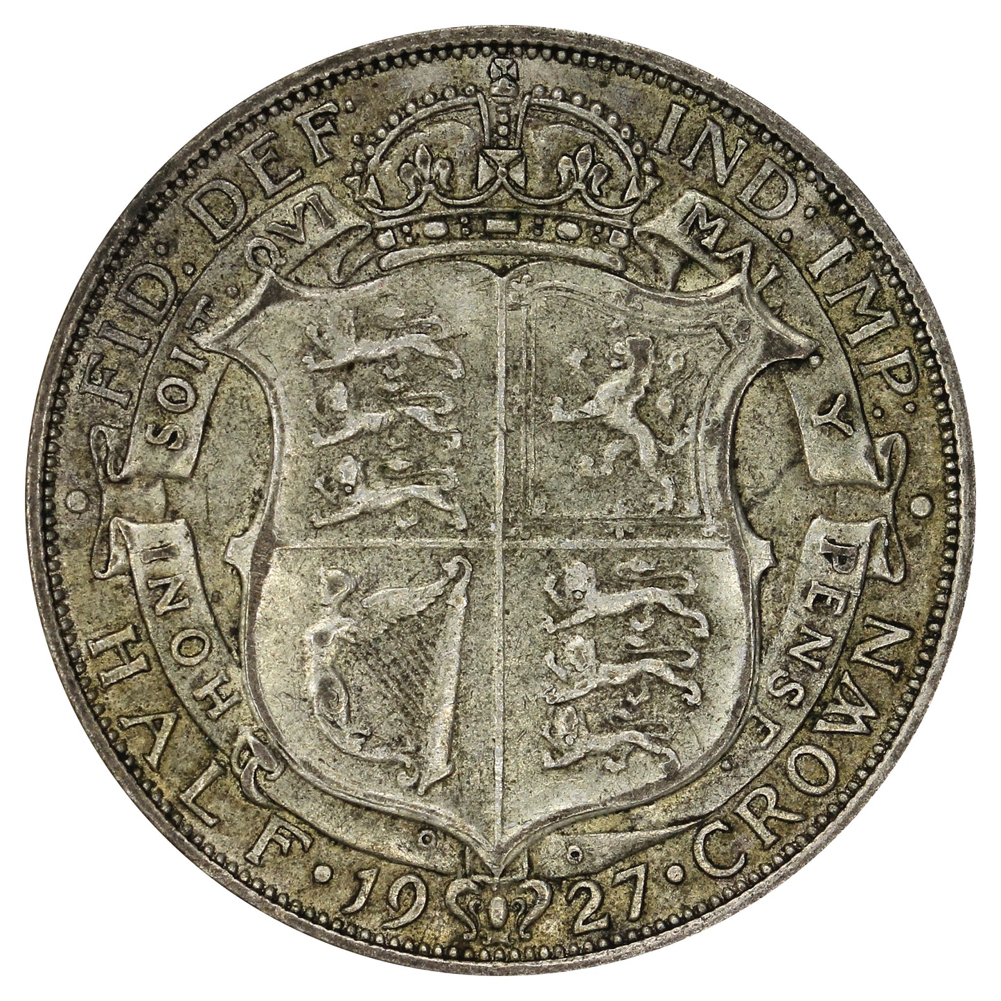 Great Britain 1927 1/2 Crown Very Fine (VF20)