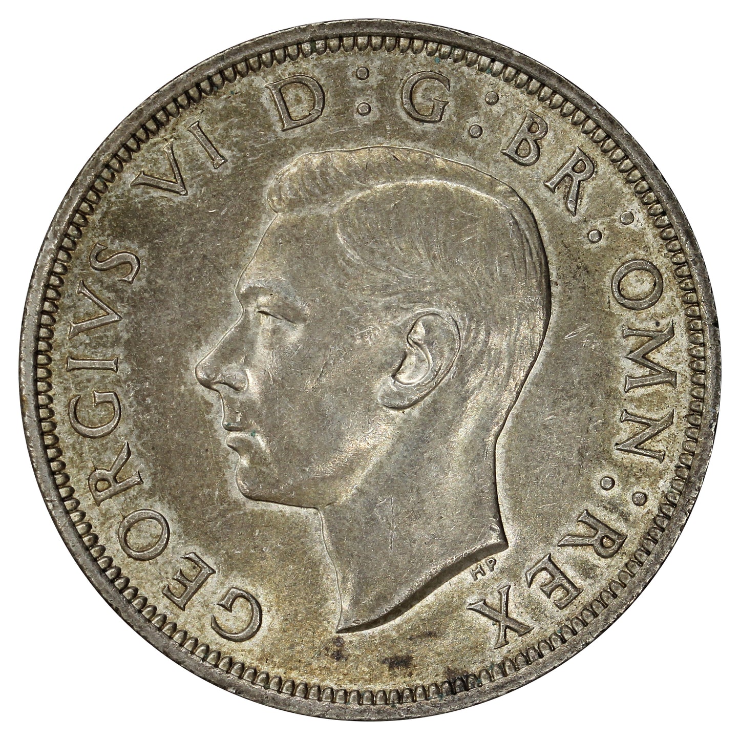 Great Britain 1940 1/2 Crown Extra Fine (EF40)