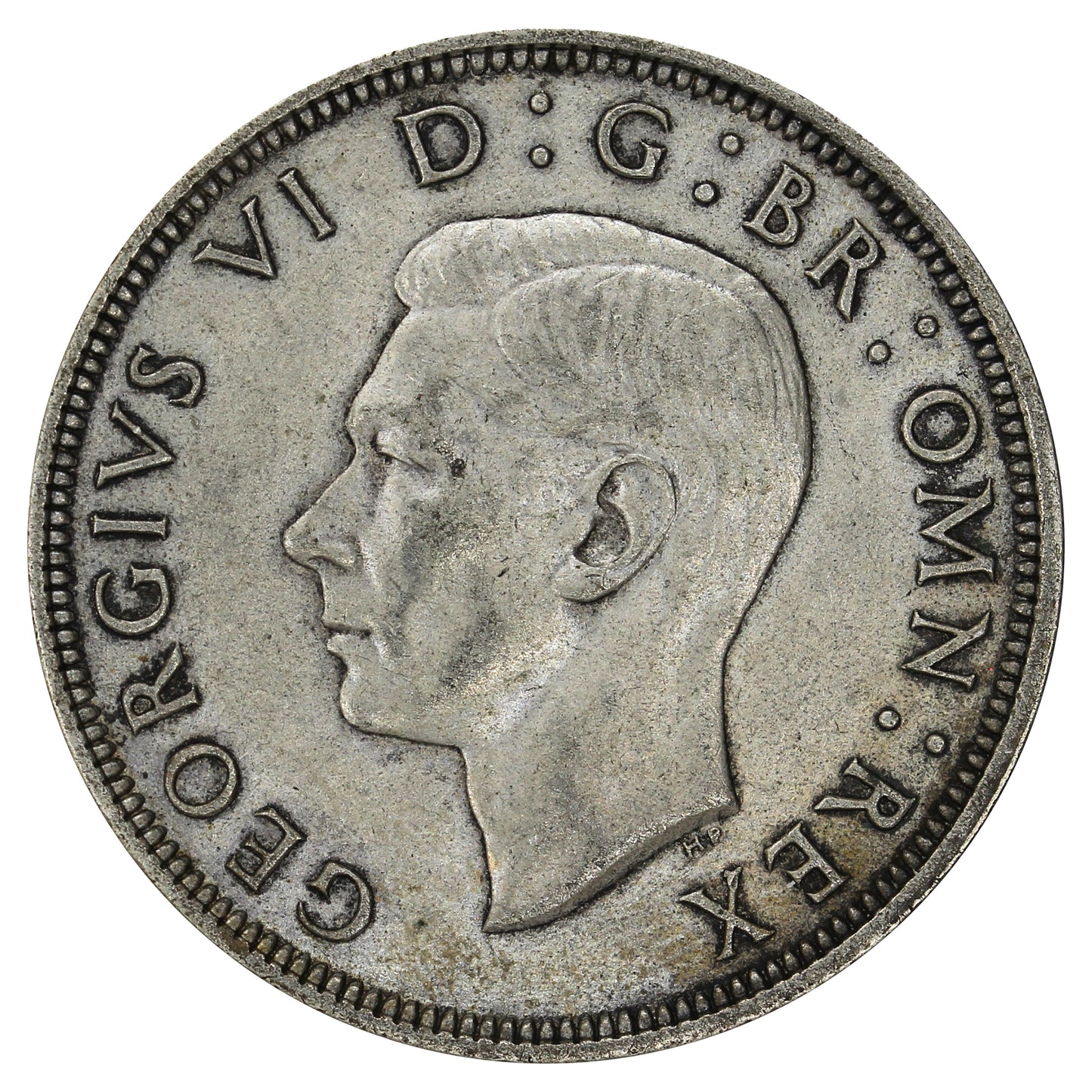 Great Britain 1941 1/2 Crown Almost Uncirculated (AU50)